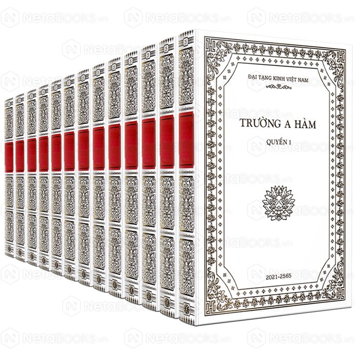 Đại Tạng Kinh: A-hàm Hán Tạng (Trọn Bộ 13 Cuốn - Bản Màu Trắng)