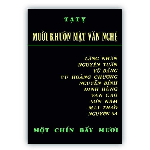 Mười khuôn mặt văn nghệ